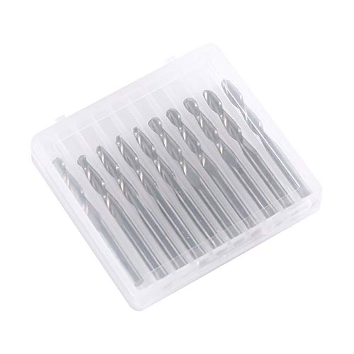 10 Stück cnc fräser, 1/8 Zoll 1/8 Schaftfräser für Aluminium 3 Flöten CNC-Spiralfräser Fräser Gravur Bits Flötenlänge 17 mm Wolframstahl,1/8 Schaftfräser 80 unterer Empfänger Zubehör für Elektrofräs 10 Stück cnc fräser, 1/8 Zoll 1/8 Schaftfräser für Aluminium 3 Flöten CNC-Spiralfräser Fräser Gravur Bits Flötenlänge 17 mm Wolframstahl,1/8 Schaftfräser 80 unterer Empfänger Zubehör für Elektrofräs von Pilipane
