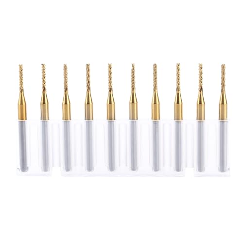10pcs 1,5 mm Schneideköderendmühle CNC -PCB -Gravur -Bit -Wolframbeschichtung 1/8 Schaft -Hochgenauigkeit Carbid -Endmühlen für CNC -Fräsmaschinen Gravur Leiterplatten Plastik 10pcs 1,5 mm Schneideköderendmühle CNC -PCB -Gravur -Bit -Wolframbeschichtung 1/8 Schaft -Hochgenauigkeit Carbid -Endmühlen für CNC -Fräsmaschinen Gravur Leiterplatten Plastik von Pilipane