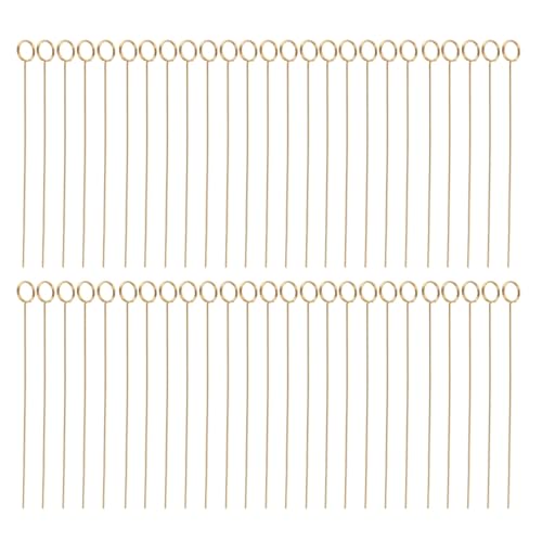 50pcs Blumenpicks Clips wiederverwendbares goldenes Metalldraht Blumenplatz -Kartenhalter 6in Foto Memo Halter für Hochzeitsgüter (Runden) von Pilipane