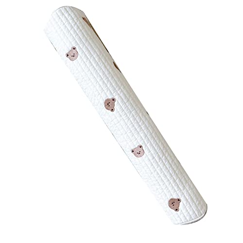 Anti-Roll-Seitenschlafkissen Für Babys, Langes Nackenrollenkissen, Nackenstützkissen aus Weicher Baumwolle, Positionierungs-Rückenkissen Für Kleinkinder(bear 65*10cm) von Pilipane