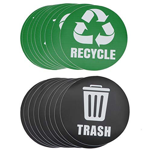 Aufkleber mit Umweltzeichen, Recycling-Müll, selbstklebend, wasserdicht, Mülleimer-, lebendige, leuchtende Farben, leicht abreißbare Paste, wiederverwendbar, langlebig, für Büro, Aufkleber mit Umweltzeichen, Recycling-Müll, selbstklebend, wasserdicht, Mülleimer-, lebendige, leuchtende Farben, leicht abreißbare Paste, wiederverwendbar, langlebig, für Büro, von Pilipane