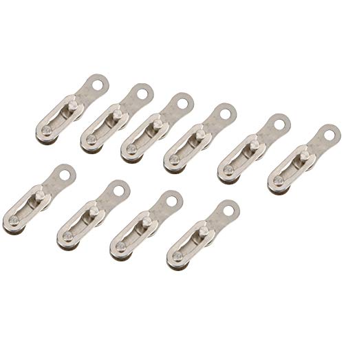 Bike -Ketten -Anschluss Eindreherketten -Stecker Schnellfreisetzung Link Magic Buckle Langlebiger CNC -Elektroplatten Silber für Mountainbike -Straßenrad 50pcs von Pilipane