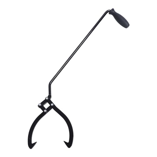 Block Tongs Heavy Duty Stahl Block Hebehaken mit 10 Zoll Öffnung Langes Griff Ergonomisches Design für Brennholz Camping Wood Grabber Block Tongs Heavy Duty Stahl Block Hebehaken mit 10 Zoll Öffnung Langes Griff Ergonomisches Design für Brennholz Camping Wood Grabber von Pilipane