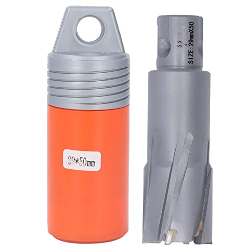 Carbid -Loch -Säge Bit Stahlplattenlochschneider Öffner Bit für magnetische Bohrer 50mm Bohrtiefe Professionelle Stufe Höhle Bohrbohrer für Metallbearbeitung Gusseisen Edelstahl (29 mm) von Pilipane