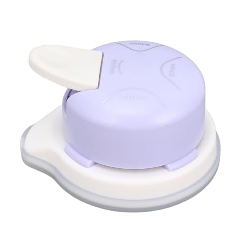 Corner Rounder Punch 4 in 1 Multifunktional tragbare Papier -Eckschneider mit Slick -Schneiden und ohne Grat für Handwerks -Scrapbooking -Grußkarten und mehr aus Kunststoff und (Lila) von Pilipane