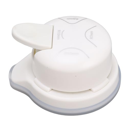 Corner Rounder Punch Cutter 4 in 1 Multi -Winkelpapier -Ecke Rounder Tool für reibungslose professionelle Kanten, die Scrapbooking -Karten erstellen Home Office School Verwenden (Weiß) von Pilipane