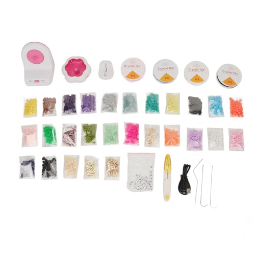 Elektrischer Ton -Perlenspinner Professional DIY Effiziente automatische Perlenspinner für Schmuckarmbänder Halskette Taille Crafts Edelstahl Plastik 1 Set Elektrischer Ton -Perlenspinner Professional DIY Effiziente automatische Perlenspinner für Schmuckarmbänder Halskette Taille Crafts Edelstahl Plastik 1 Set von Pilipane