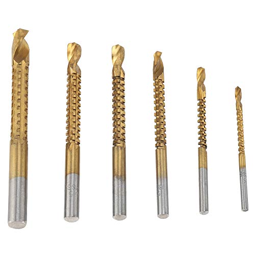 HSS -Titanschichtbohrbohrbit Set Premium Hochgeschwindigkeit Stahlholzbearbeitungswerkzeuge für Holzaluminium -Kunststoff -Loch -Schneiden und Rillen von 6 pcs 3 mm bis 8 mm HSS -Titanschichtbohrbohrbit Set Premium Hochgeschwindigkeit Stahlholzbearbeitungswerkzeuge für Holzaluminium -Kunststoff -Loch -Schneiden und Rillen von 6 pcs 3 mm bis 8 mm von Pilipane