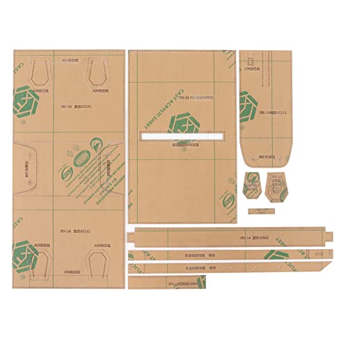 Handwerk Acrylmuster Vorlage transparent klare präzise Schneidbörsen -Brieftaschen -Leder -Acrylvorlagen für Umhängetaschen handgefertigte Lederbeutel und Brieftaschen Premium Handwerk Acrylmuster Vorlage transparent klare präzise Schneidbörsen -Brieftaschen -Leder -Acrylvorlagen für Umhängetaschen handgefertigte Lederbeutel und Brieftaschen Premium von Pilipane