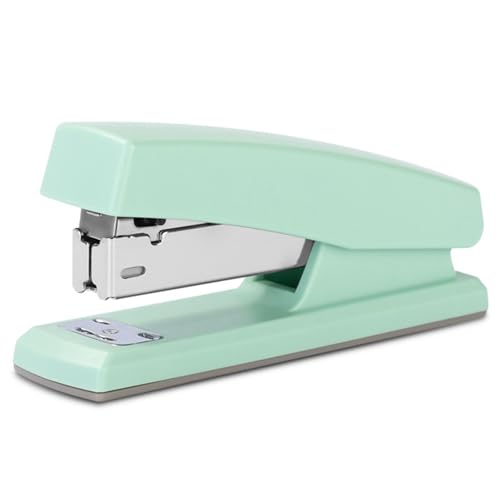 Heftkleber Heavy Duty 20 Blech Ergonomischer Stahl Büro Hefter für Schulbüro Verwenden Sie Hefter des Papiers Hefter Desktop Hefter (Hellgrün) von Pilipane