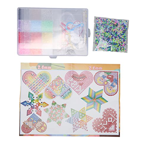 Kinder Sicherungskügelchen Kit 2,6 mm 12 Farben Quadrates Herz Hexagonal Transparent Teller DIY Perlen Craft Toy Kinder Sicherungskügelchen Kit 2,6 mm 12 Farben Quadrates Herz Hexagonal Transparent Teller DIY Perlen Craft Toy von Pilipane