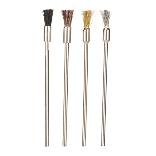 Kratzbissenstift -Set Nylon Glasfaser Rostentferner -Pinselstifte für Leiterplatten Schmuckreinigung Auto Rostentfernung 4pcs mit Aufbewahrungsschachtel von Pilipane