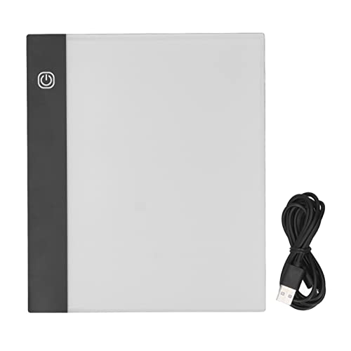 LED Light Box Tracer Ultra dünn tragbare dimmbare Artcraft Tracing Pad A5 zum Zeichnen von Gemälde für Designer Künstler Crafters (Plastik 2) von Pilipane