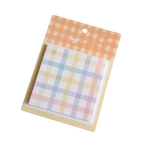 Nette Sticky Notes Decorative Memo Pad Starker Klebstoff wiederverwendbar 50 Blätter farbenfrohe Netzmuster für Büroschule Bibliothek Papier Nette Sticky Notes Decorative Memo Pad Starker Klebstoff wiederverwendbar 50 Blätter farbenfrohe Netzmuster für Büroschule Bibliothek Papier von Pilipane