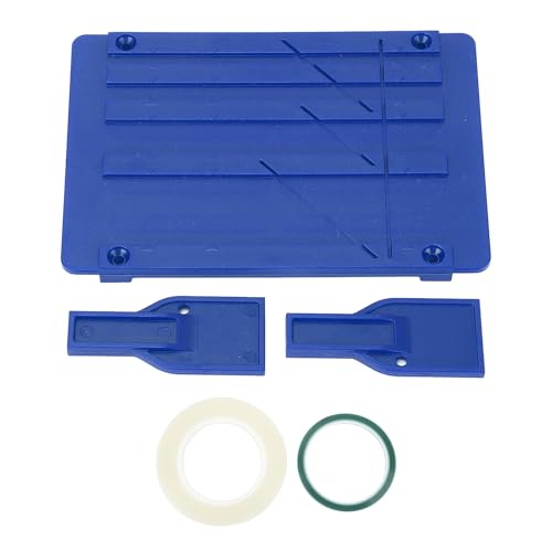 Pilipane Klebebandspleißsatz 10 Zoll professionelle Rolle zum Reel -Klebeband -Reparatur -Kit mit einstellbarem Spleißblock -Leader -Band und Fixiergeräten für Kassetten (Blau) von Pilipane