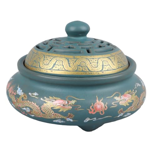 Weihrauchbrenner Keramikfarbe Emaille Exquisit Muster Retro Weihrauchkegelhalter für Familienmeditation Dekoration Home Office Weihrauchbrenner Keramikfarbe Emaille Exquisit Muster Retro Weihrauchkegelhalter für Familienmeditation Dekoration Home Office von Pilipane