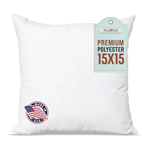Pillowflex Polyester-Füllung, maschinenwaschbar, 38 x 38 cm, Kissenform-Einsatz. Pillowflex Polyester-Füllung, maschinenwaschbar, 38 x 38 cm, Kissenform-Einsatz. von Pillowflex