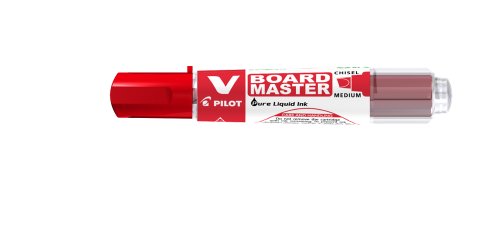 Pilot Pen Board-Marker, Keilspitze, Schaft in Schreibfarbe, nachfüllbar, rot von Pilot