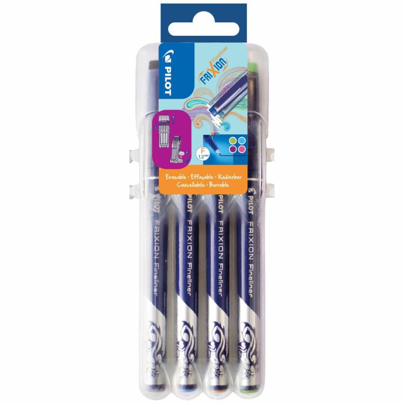 Frixion Fineliner Set2Go Nebenfarben 4 Stück von Pilot