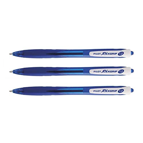PILOT Rexgrip Begreen Kugelschreiber, breite Spitze, Blau, 3 Stück PILOT Rexgrip Begreen Kugelschreiber, breite Spitze, Blau, 3 Stück von Pilot
