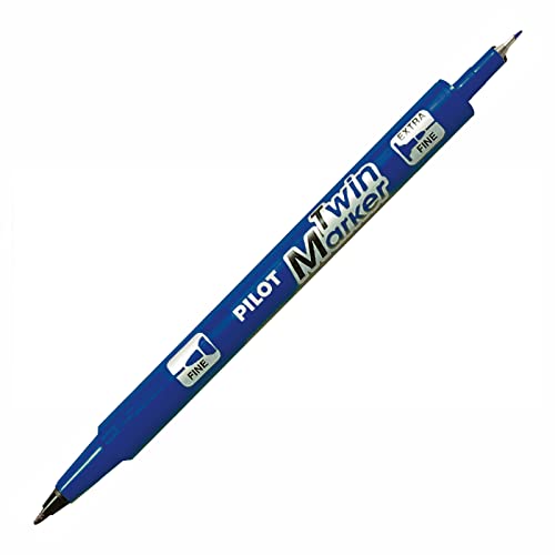 Pilot 12 Stück Marker Twin Marker indélibile blau 2 Spitzen-: fein und mittel Pilot 12 Stück Marker Twin Marker indélibile blau 2 Spitzen-: fein und mittel von Pilot Pen