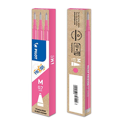 PILOT TintenrollerErsatzmine BLSFR7, Strichfarbe rosa von Pilot Pen