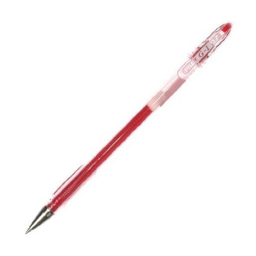 Pilot 3 Stück Kugelschreiber G1 – 07 mittlere Spitze Tinte Gel rot von Pilot Pen