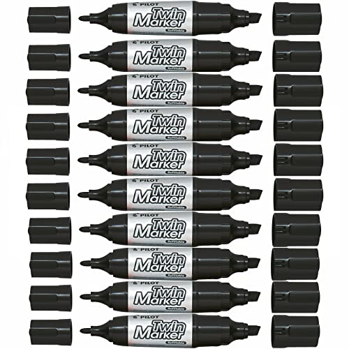 Pilot BegreeN Twin-Permanentmarker 10 Stück schwarz von Pilot Pen