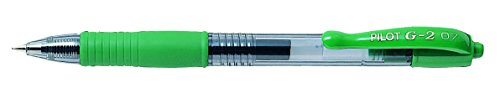 Pilot Gelschreiber G2-7, BL-G2-7, 0,4 mm, Geh„use+Schreibfarbe grn von PILOT