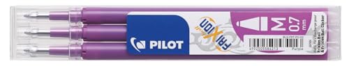 Pilot Pen 2261028F - Ersatzminen Tintenroller Frixion Ball, Stärke 0,7mm, lila, radierbar, 3 Stück Pilot Pen 2261028F - Ersatzminen Tintenroller Frixion Ball, Stärke 0,7mm, lila, radierbar, 3 Stück von Pilot Pen