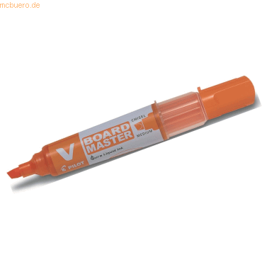 10 x Pilot Whiteboardmarker V Board Master 2,2-5,5mm Keilspitze orange von Pilot