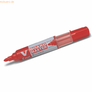 Pilot Whiteboardmarker V Board Master 2,3mm Rundspitze rot von Pilot