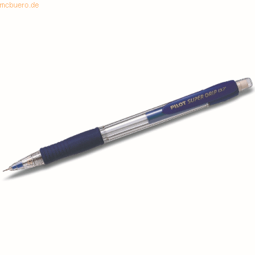 12 x Pilot Feinminenstift Super Grip 0,7mm H-187-SL blau von Pilot