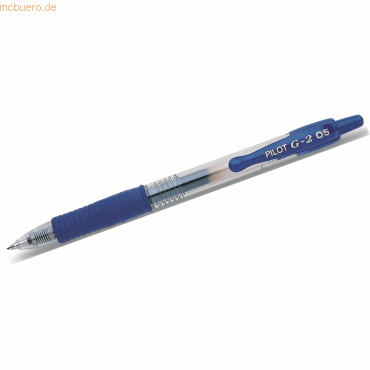 12 x Pilot Gelschreiber G2-5 0,3 blau von Pilot