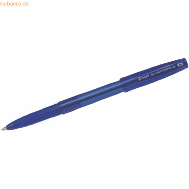 12 x Pilot Kugelschreiber Super Grip M blau von Pilot
