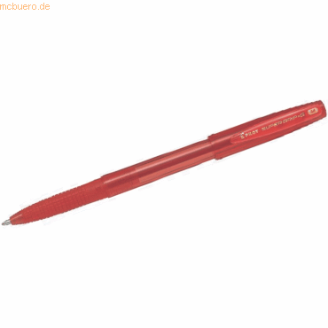 12 x Pilot Kugelschreiber Super Grip M rot von Pilot