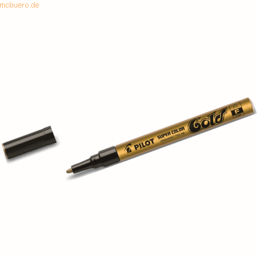 12 x Pilot Lackmaler Fein 1mm gold von Pilot