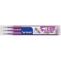 3 PILOT FRIXION Tintenrollerminen purple von Pilot