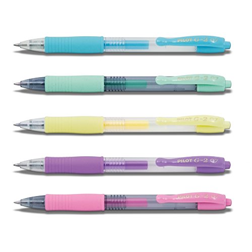 5 G2-7 pastellblau, -grün, -gelb, -violett, -pink 5 G2-7 pastellblau, -grün, -gelb, -violett, -pink von PILOT