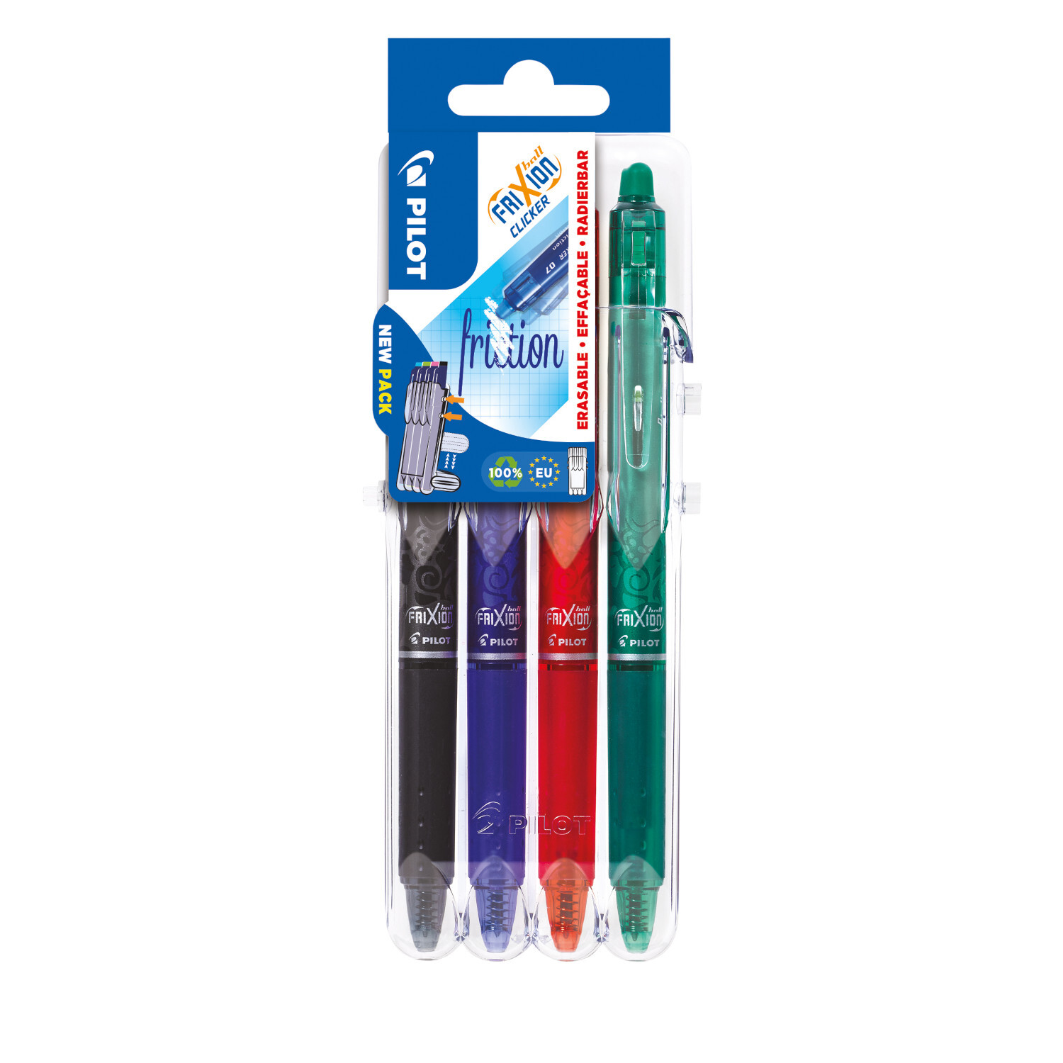 FriXion Clicker 07 Set B/L/R/G von Pilot