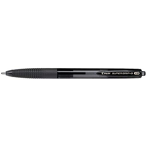 Kugelschreiber Super Grip G RT (XB), Schaft schwarz-transluzent, 2154, schwarz von Pilot