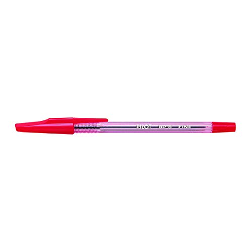 PILOT 084577 Kugelschreiber BP-S-F, Strichfarbe: rot von Pilot Pen