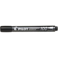 PILOT 100 Permanentmarker schwarz 1,0 mm, 1 St. von Pilot