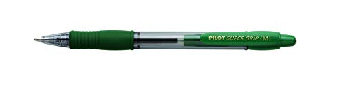 PILOT 160936 Druckkugelschreiber SUPER GRIP M, Strichfarbe: grün von Pilot