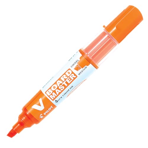 PILOT 355905 Whiteboard-Marker V BOARD MASTER, Keilspitze, orange von PILOT