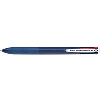 PILOT 4-Farben-Kugelschreiber Super Grip-G4 blau, Schreibfarbe: schwarz, blau, rot, grün, 1 St. von Pilot