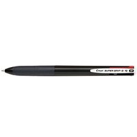 PILOT 4-Farben-Kugelschreiber Super Grip-G4 schwarz, Schreibfarbe: schwarz, blau, rot, grün, 1 St. von Pilot