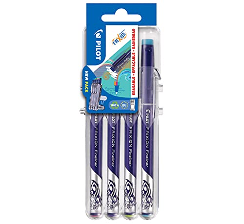 PILOT FriXion Fineliner, radierbar, 4er „Set 2 Go“ Fun von PILOT