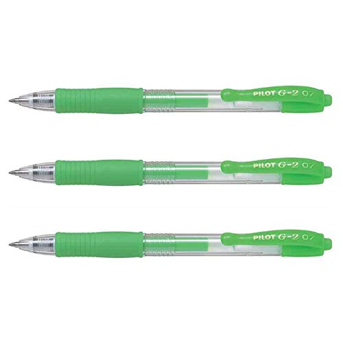 PILOT Gelschreiber G2 07, Neongrün, 3 Stück PILOT Gelschreiber G2 07, Neongrün, 3 Stück von Pilot