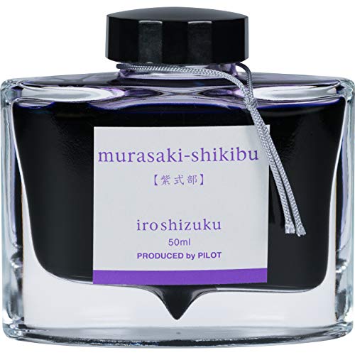 PILOT Iroshizuku 69221 Füllfederhalter-Tinte, Murasaki-shikibu, japanische Schönheitsbeere (lila), 50 ml Flasche von Pilot